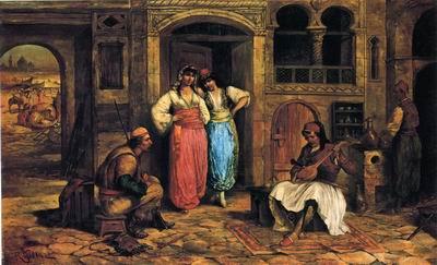 unknow artist Arab or Arabic people and life. Orientalism oil paintings 597 France oil painting art